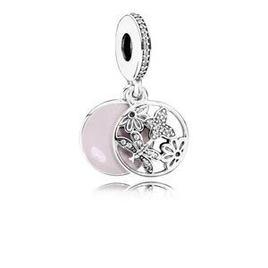 Authentic Retired Pandora Springtime Dangle/Soft Pink Enamel 791843EN40 NWT